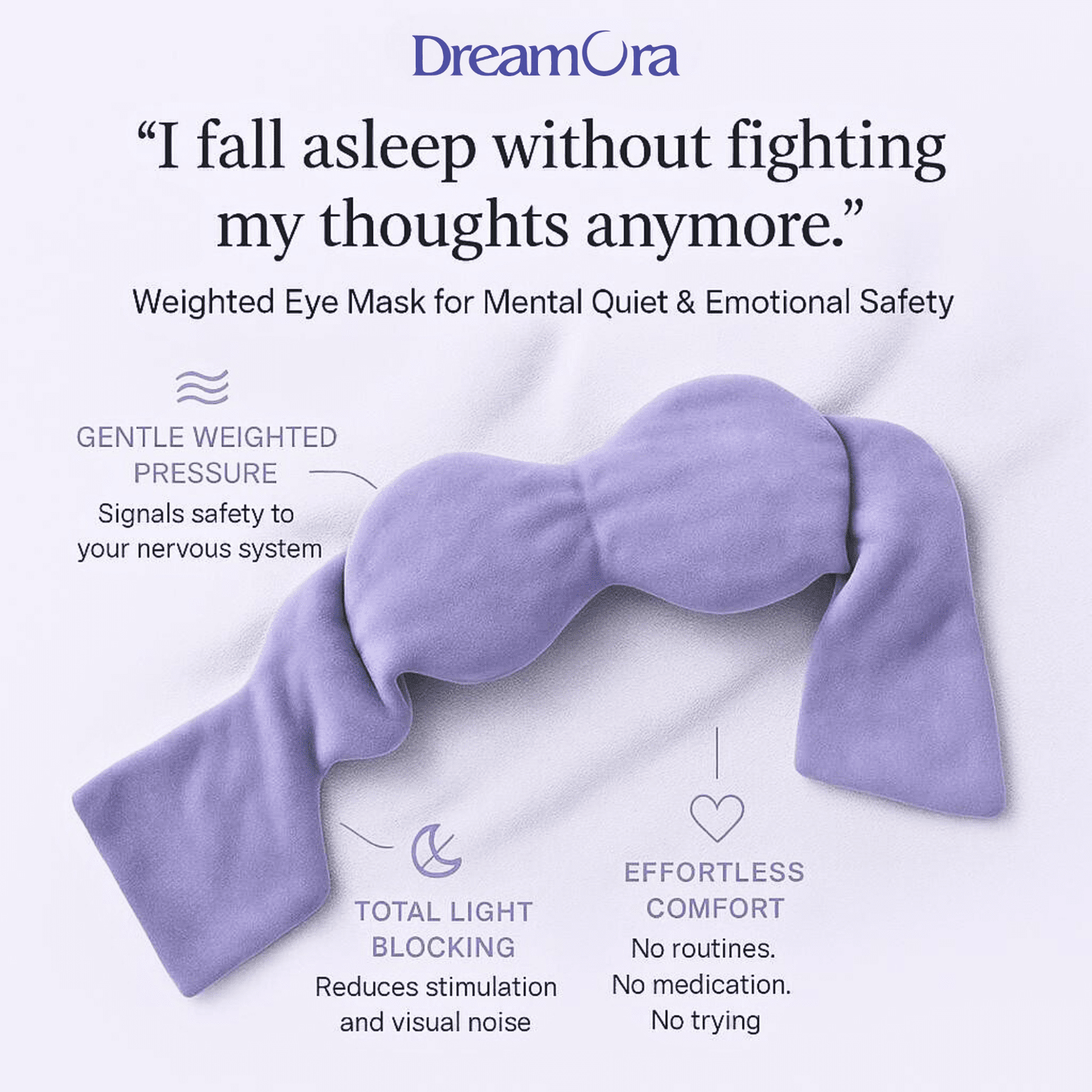 DreamOra Stress - Relief Sleep Mask - Fuzed