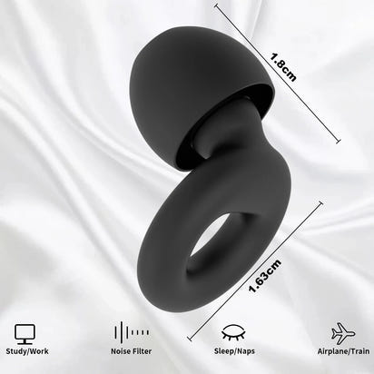 Silicone Earplugs for Noise Cancel. - Fuzed