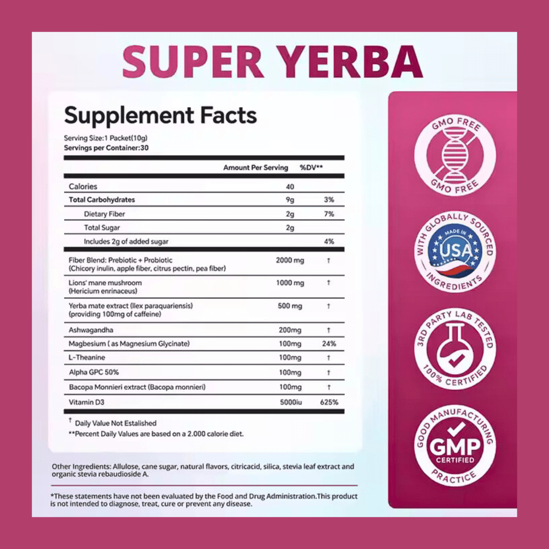 Super Yerba – Natural Energy & Balance - Fuzed